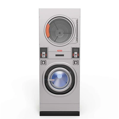 Kommerciel brugt stak vaskemaskine tørretumbler